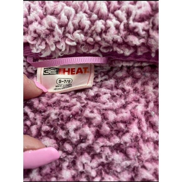 NWOT Heat32 Jacket fleece for girls Size 7/8 - Picture 4 of 8